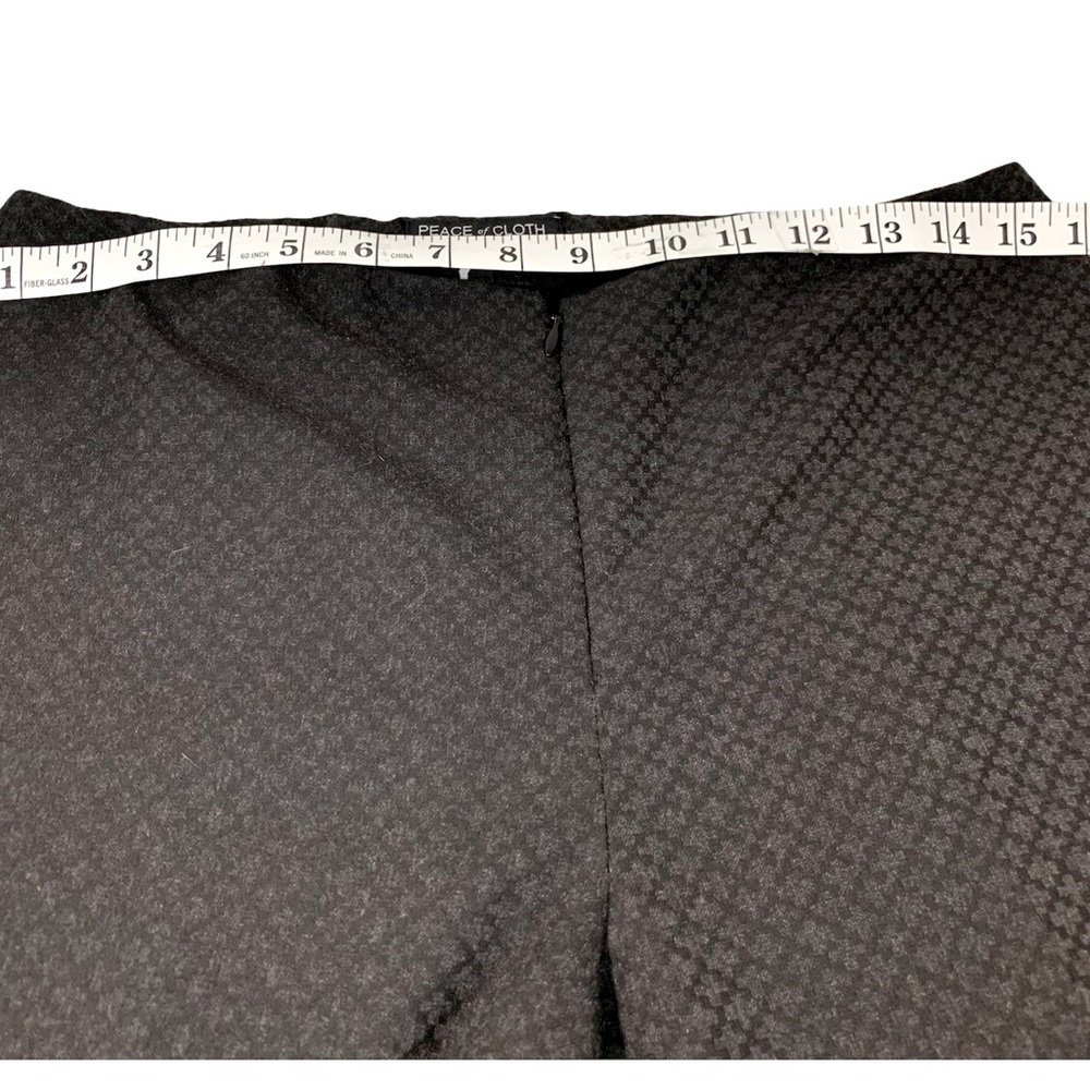 PEACE OF CLOTH Patterned Trouser Blk Sz 6 Stretch 5% Viscose Blend Front… - Picture 3 of 10